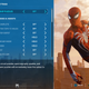 Spider-Man clings to a wall on a screen displaying accessibility settings, including "Change Button Taps To Holds," "Swing/Parkour Mode," and "Enhanced Auto Aim."